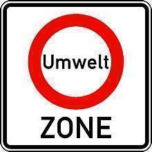 Neues Verkehrsschild Umweltzone